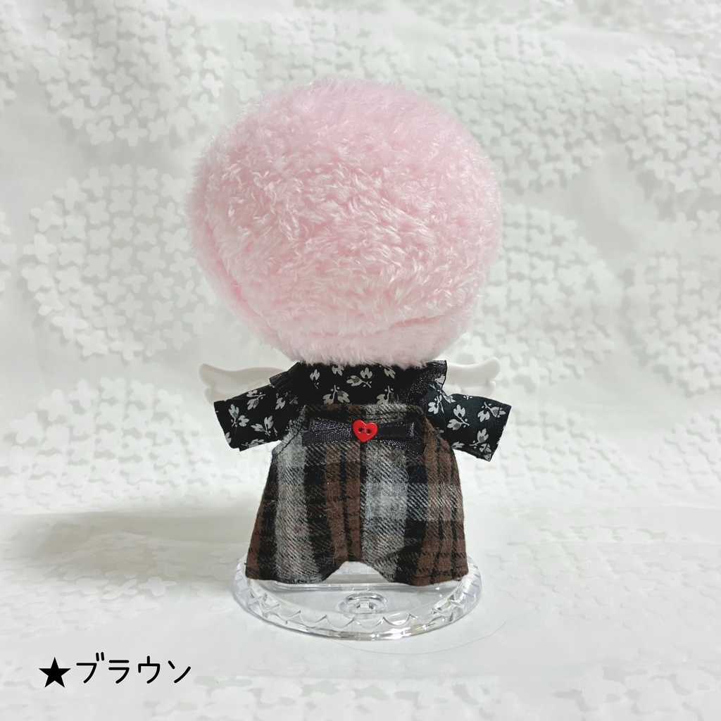 【15~16cm】バリエーション サロペット&シャツ ベレー帽 おしゃまリボン