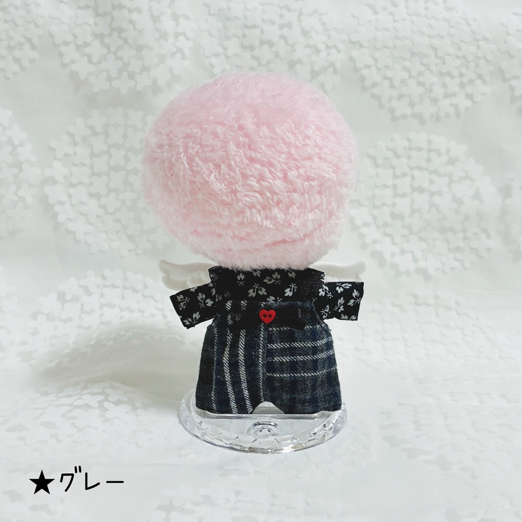 【15~16cm】バリエーション サロペット&シャツ ベレー帽 おしゃまリボン