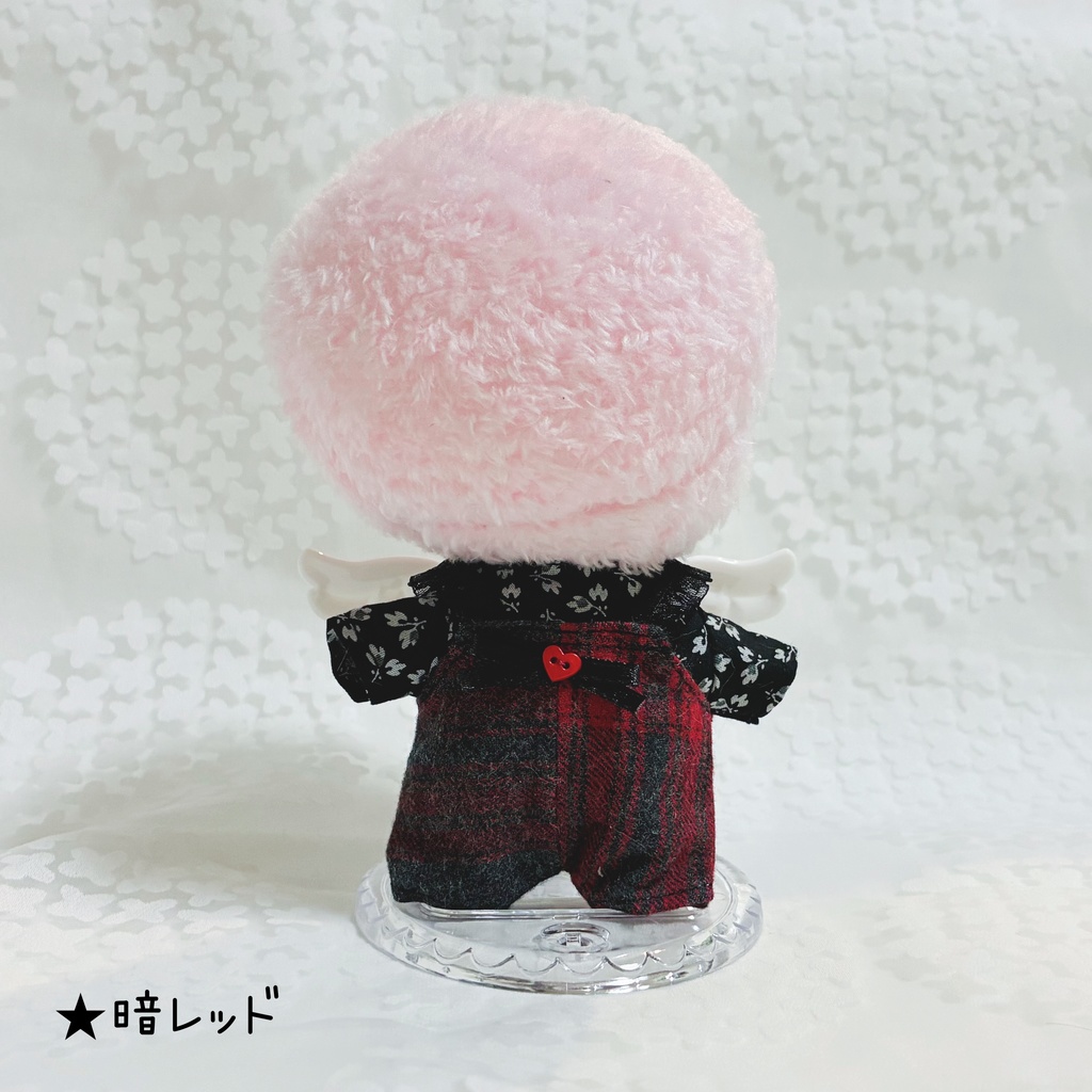 【15~16cm】バリエーション サロペット&シャツ ベレー帽 おしゃまリボン