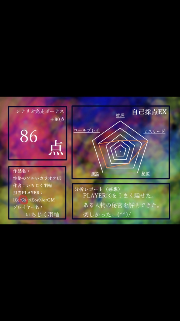 マダミス「性格のワルいカラオケ店」第4作オンライン