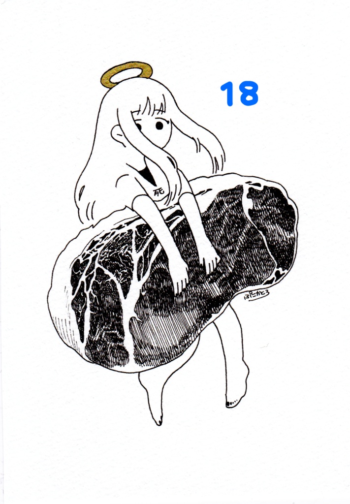 B7サイズ原画17~20