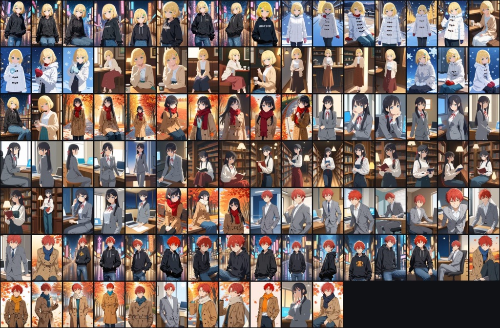 Art Sorter|画像をキャラクター・場面順に自動整列するWindowsアプリ(買い切り)