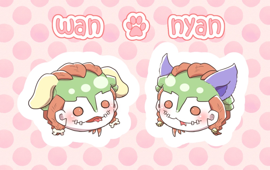 みにるきちゃんわんにゃんシール