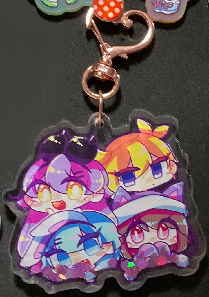 グリッターオイルアクキー