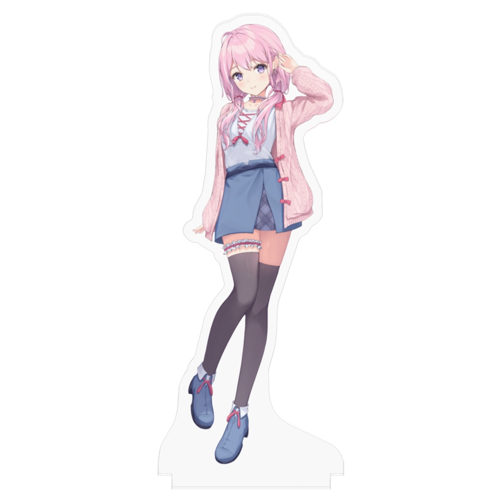 キービジュアル(ピンクカーデ)┊アクリルスタンド