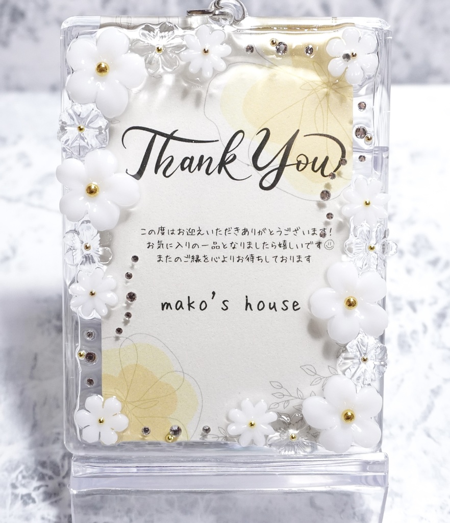 image color case Flower Series White