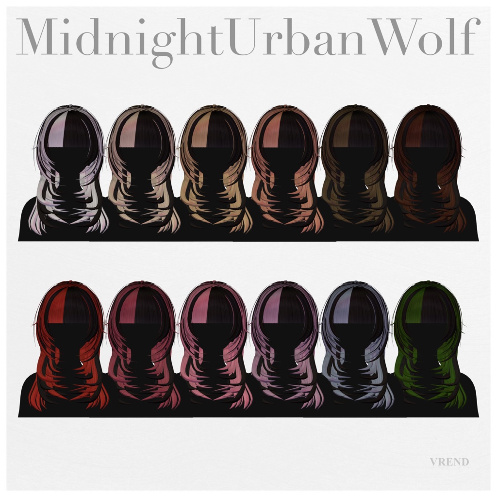 MidnightUrbanWolf【10アバター対応】