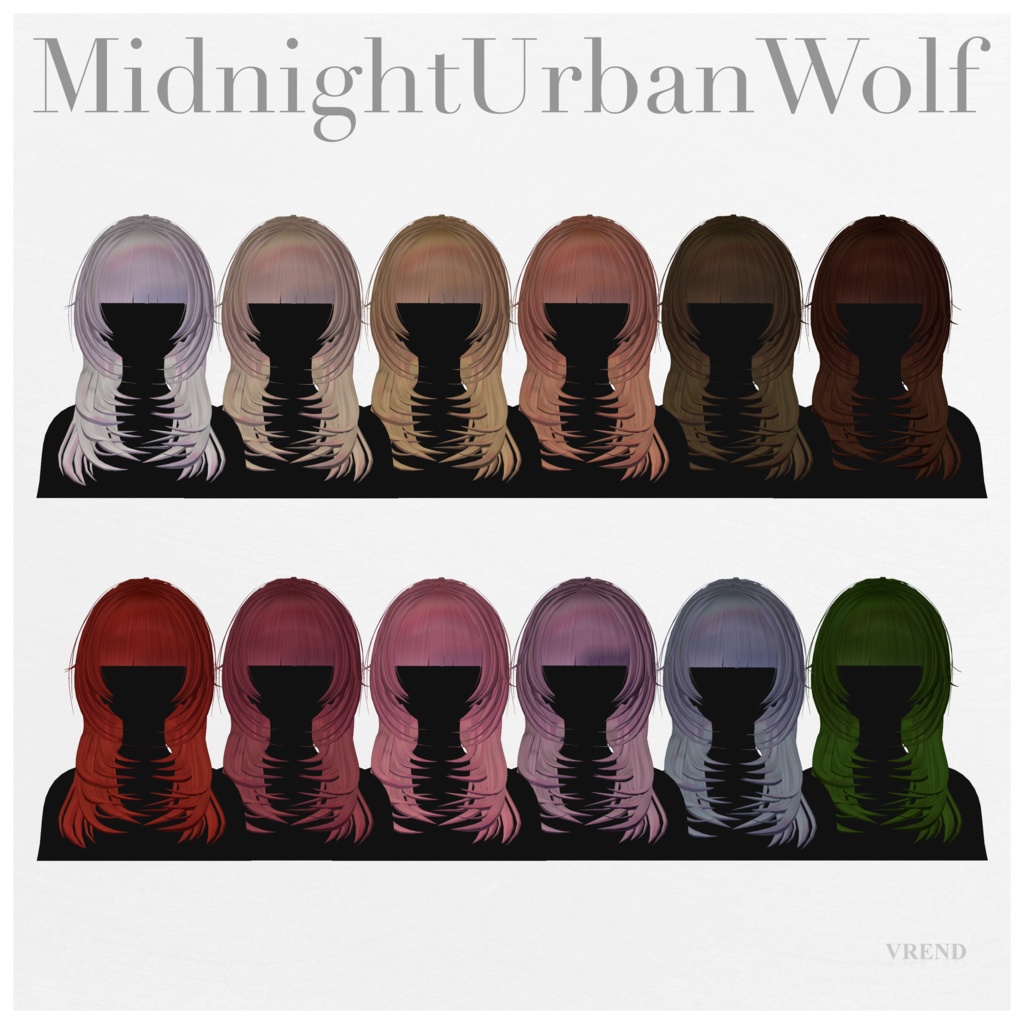 MidnightUrbanWolf【10アバター対応】