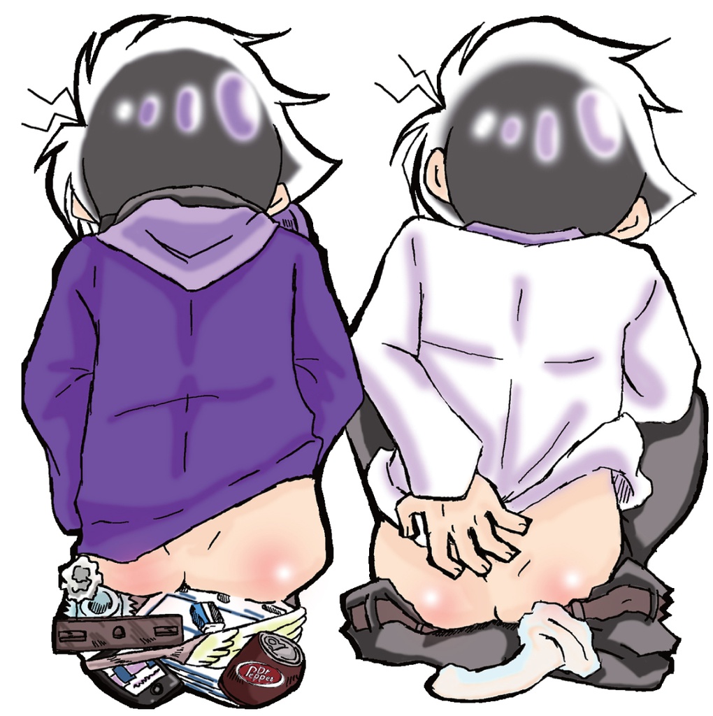 デカくて両面!俺得アクリルキーホルダー「ぎし松さん」&「アニメーター松」