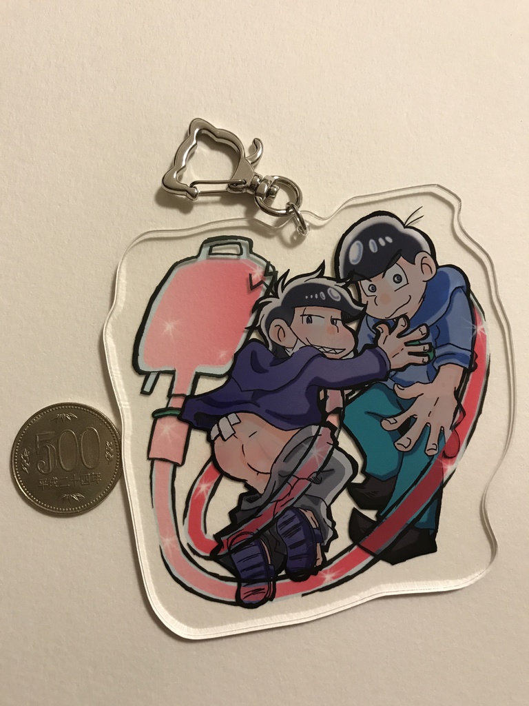 デカくて両面!俺得アクリルキーホルダー「白血四男」