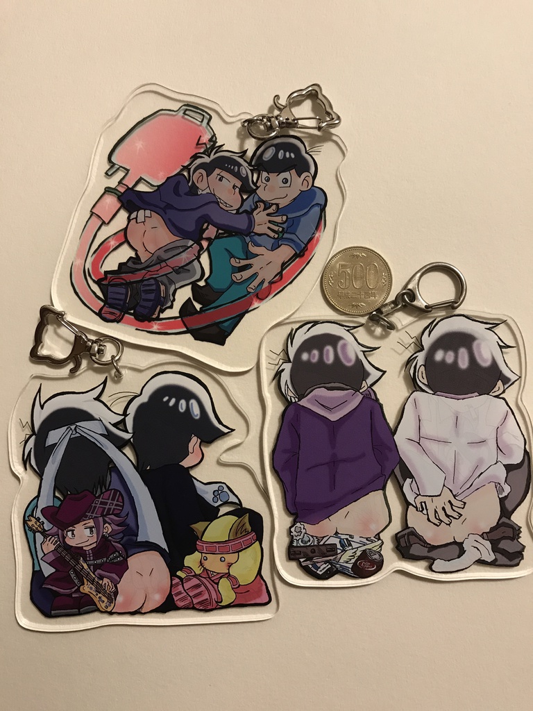 デカくて両面!俺得アクリルキーホルダー「おそ川出版」