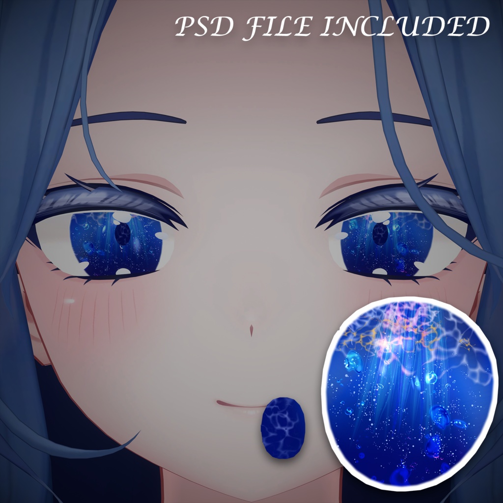 【Moe萌対応】Eye Texture-Underwater