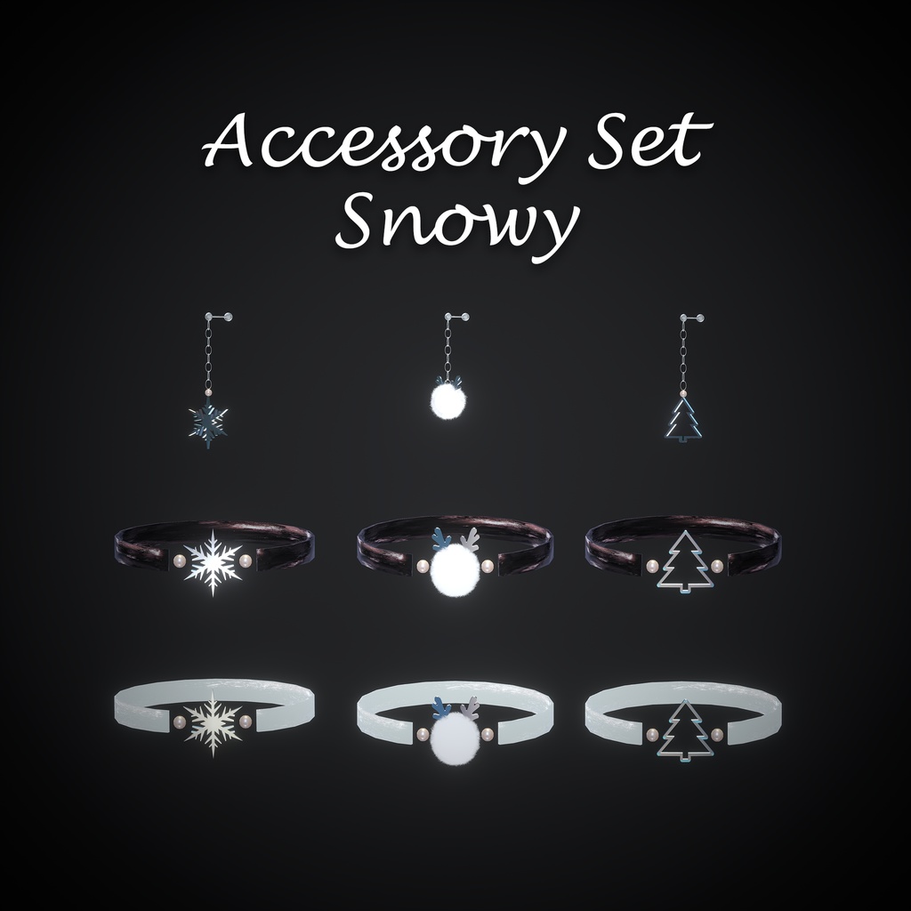 【アクセサリー】Accessory Set-Snowy
