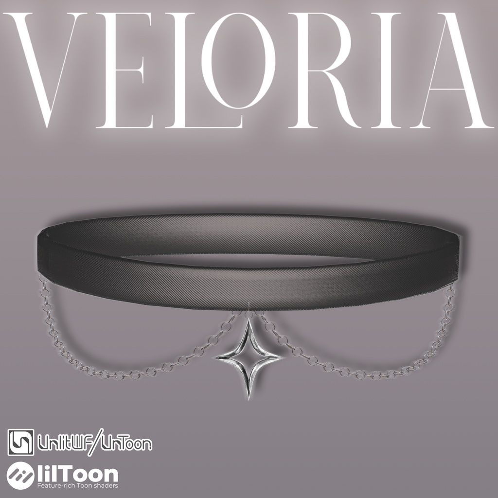 【アクセサリー】Veloria(イアリング、チョーカー、クラウン)