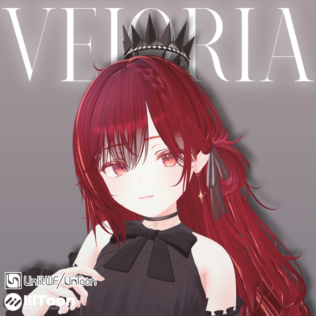 【アクセサリー】Veloria(イアリング、チョーカー、クラウン)