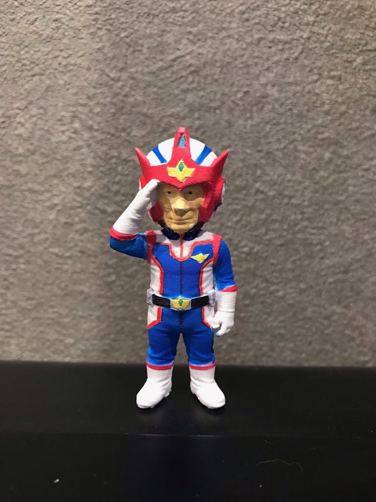 MNTT No.001 伊場さん（3Dプリントフィギュア・筆塗り塗装）