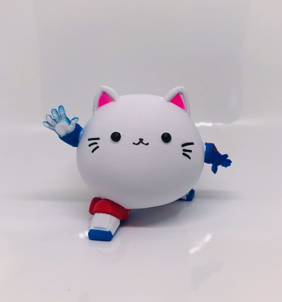 Miniニャポリタンク 01(ガチャを乗せて遊べる!・3Dプリントフィギュア)