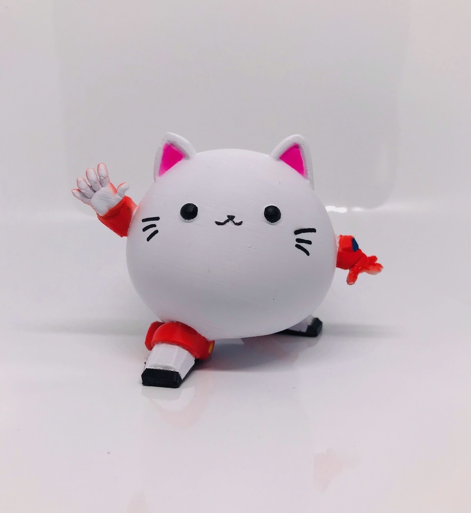 Miniニャポリタンク 02(ガチャを乗せて遊べる!3Dプリントフィギュア)