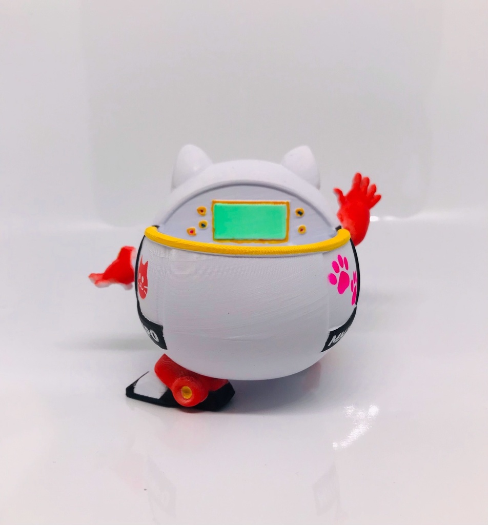 Miniニャポリタンク 02(ガチャを乗せて遊べる!3Dプリントフィギュア)