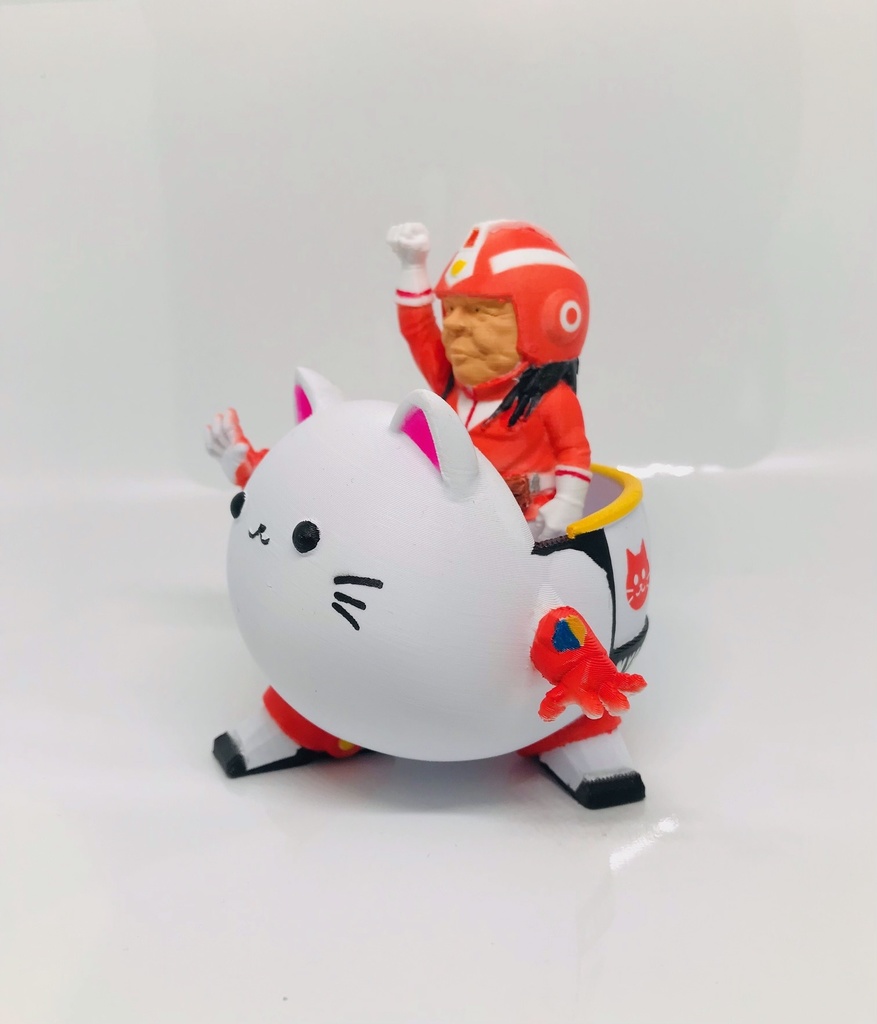 Miniニャポリタンク 02(ガチャを乗せて遊べる!3Dプリントフィギュア)