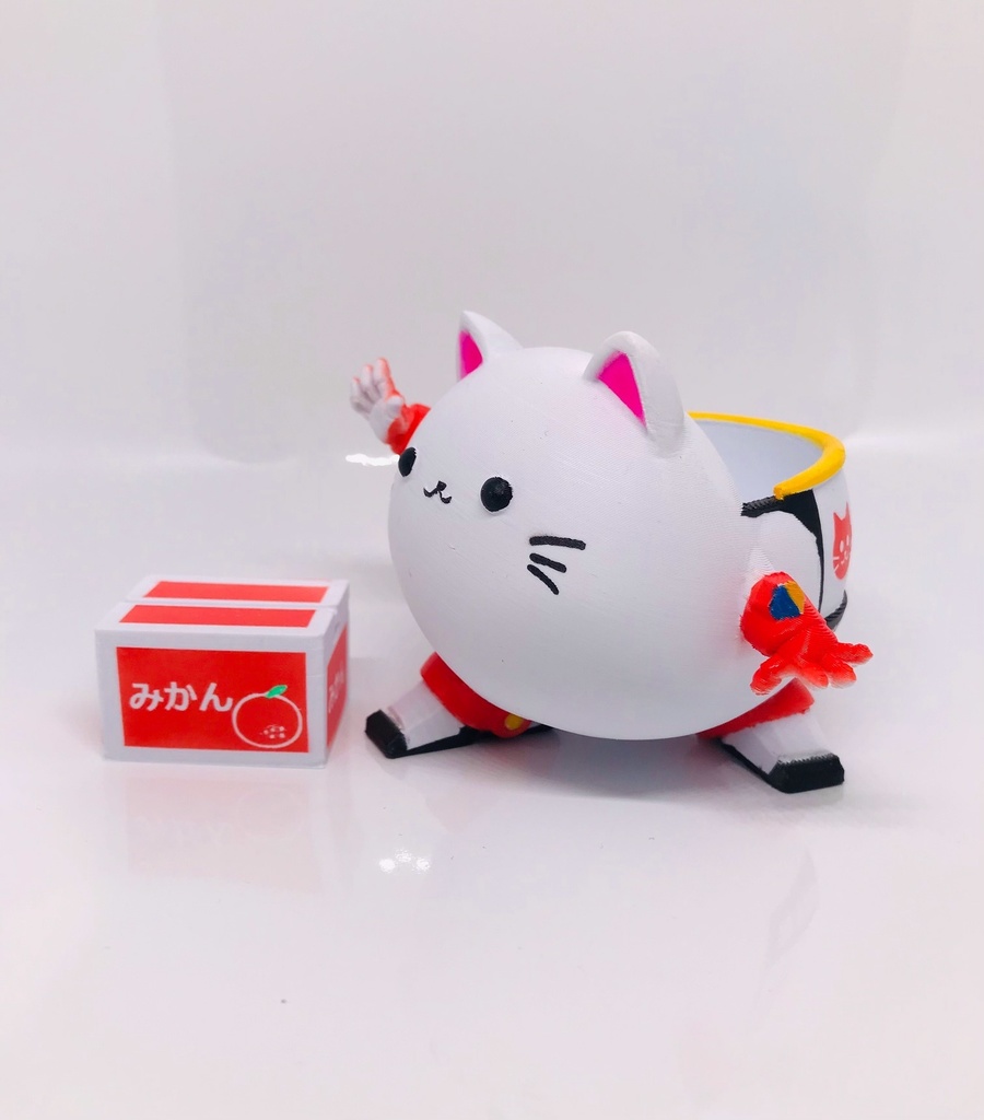 Miniニャポリタンク 02（ガチャを乗せて遊べる！3Dプリントフィギュア）
