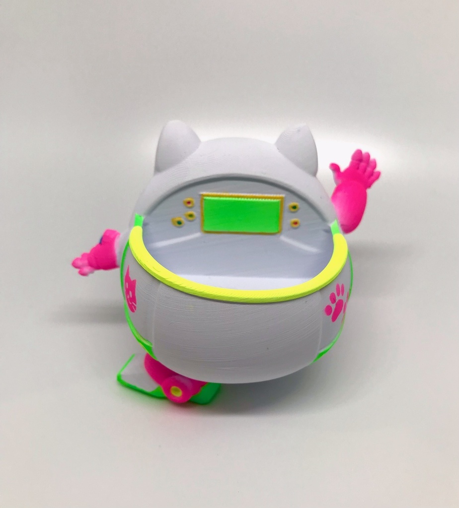 Miniニャポリタンク 03(ガチャを乗せて遊べる!3Dプリントフィギュア)