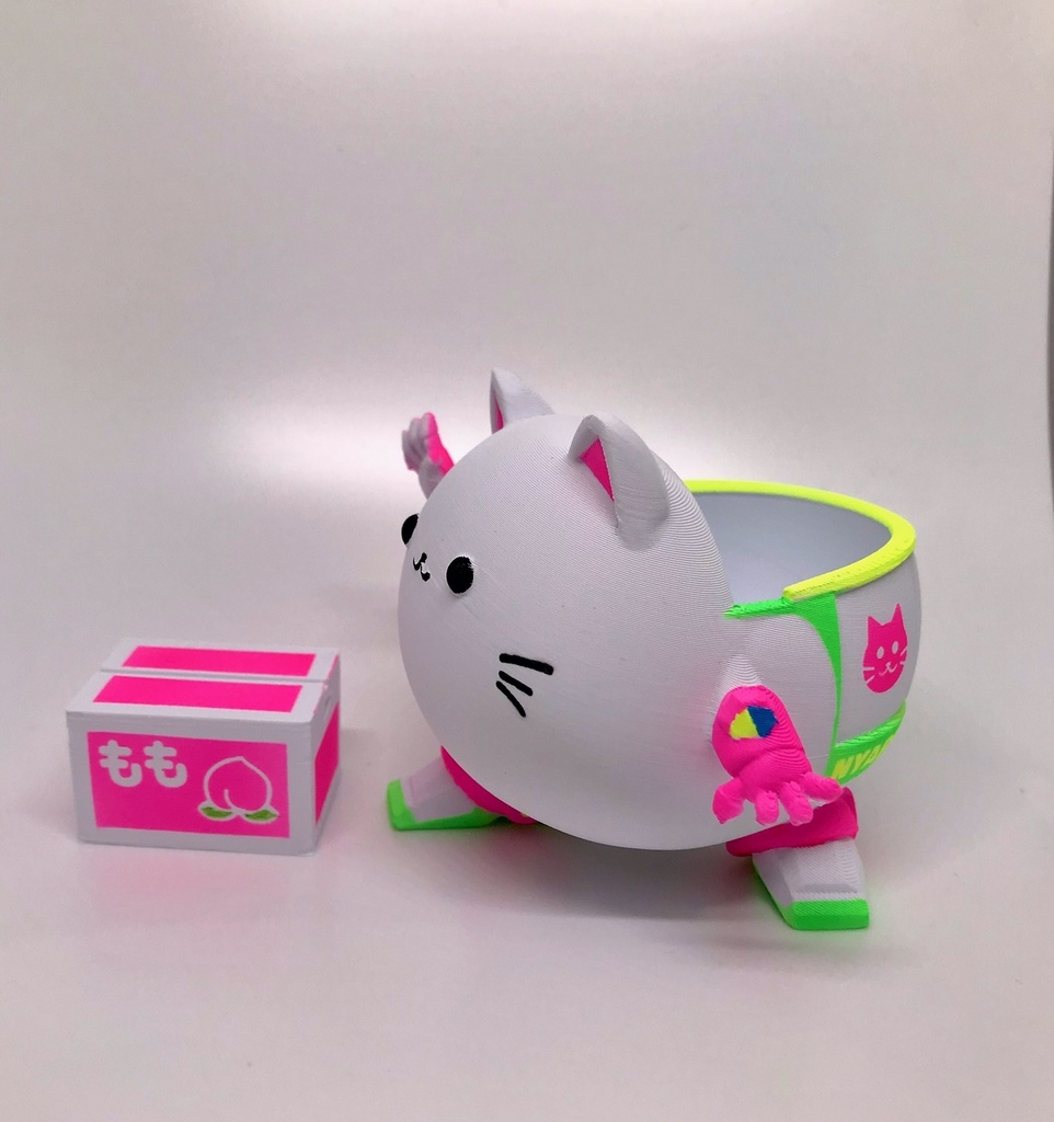 Miniニャポリタンク 03(ガチャを乗せて遊べる!3Dプリントフィギュア)