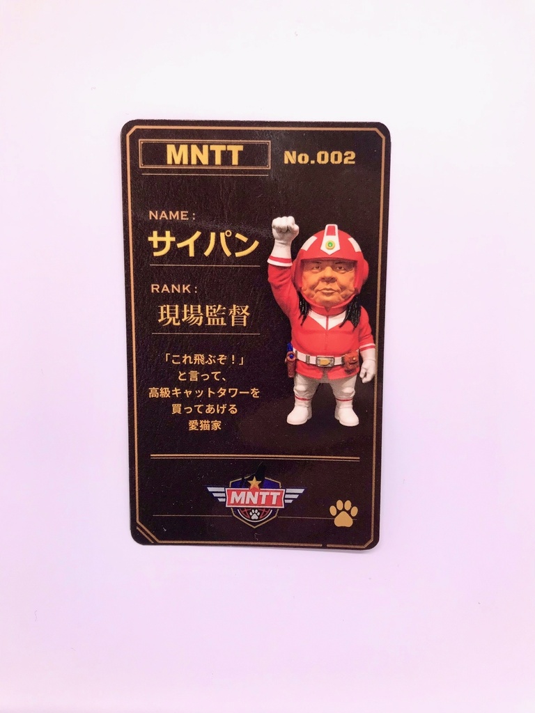 MNTT No.002「サイパン」14cm キャラクターカード付