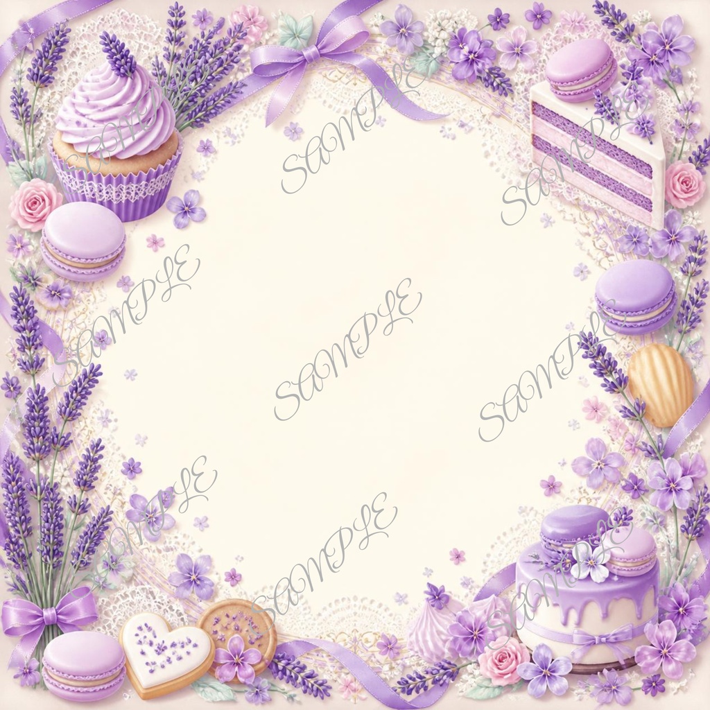 Lavender Sweet Garden |10 Digital Paper Set