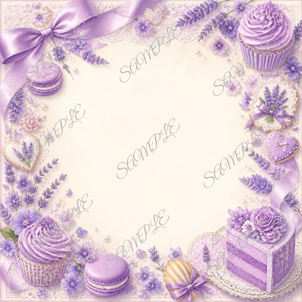 Lavender Sweet Garden |10 Digital Paper Set