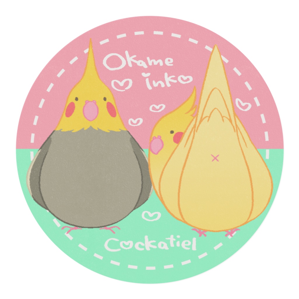 オカメインコマスキングテープ