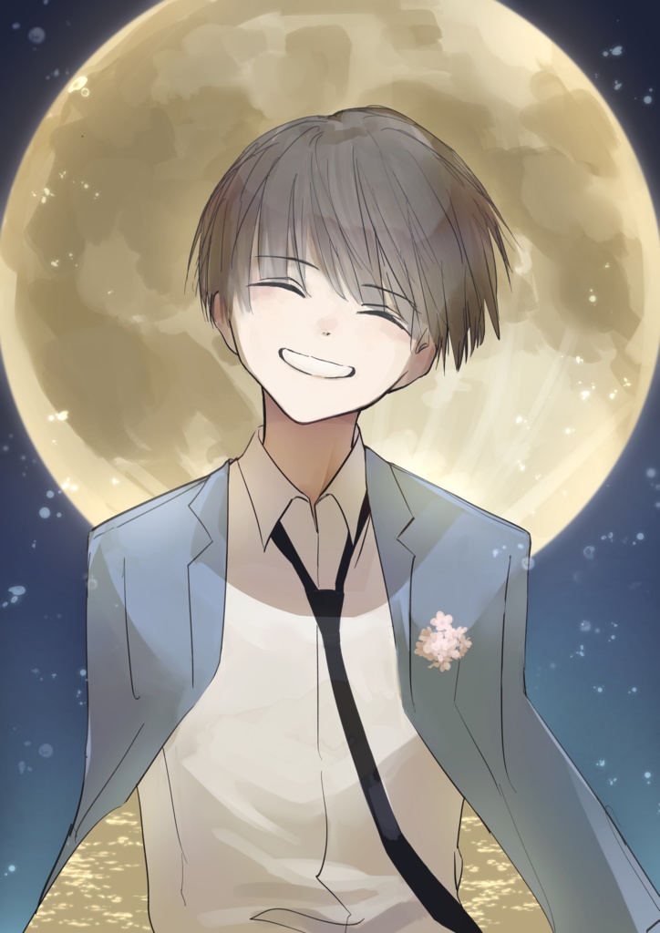 ポストカード「月」