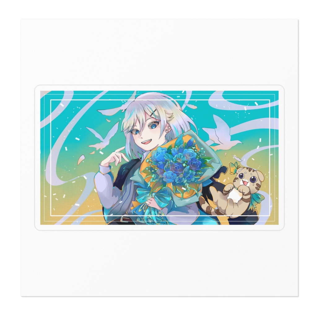 V2周年記念ステッカー②