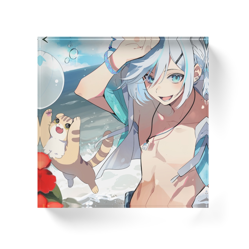 8月限定アクリルブロック