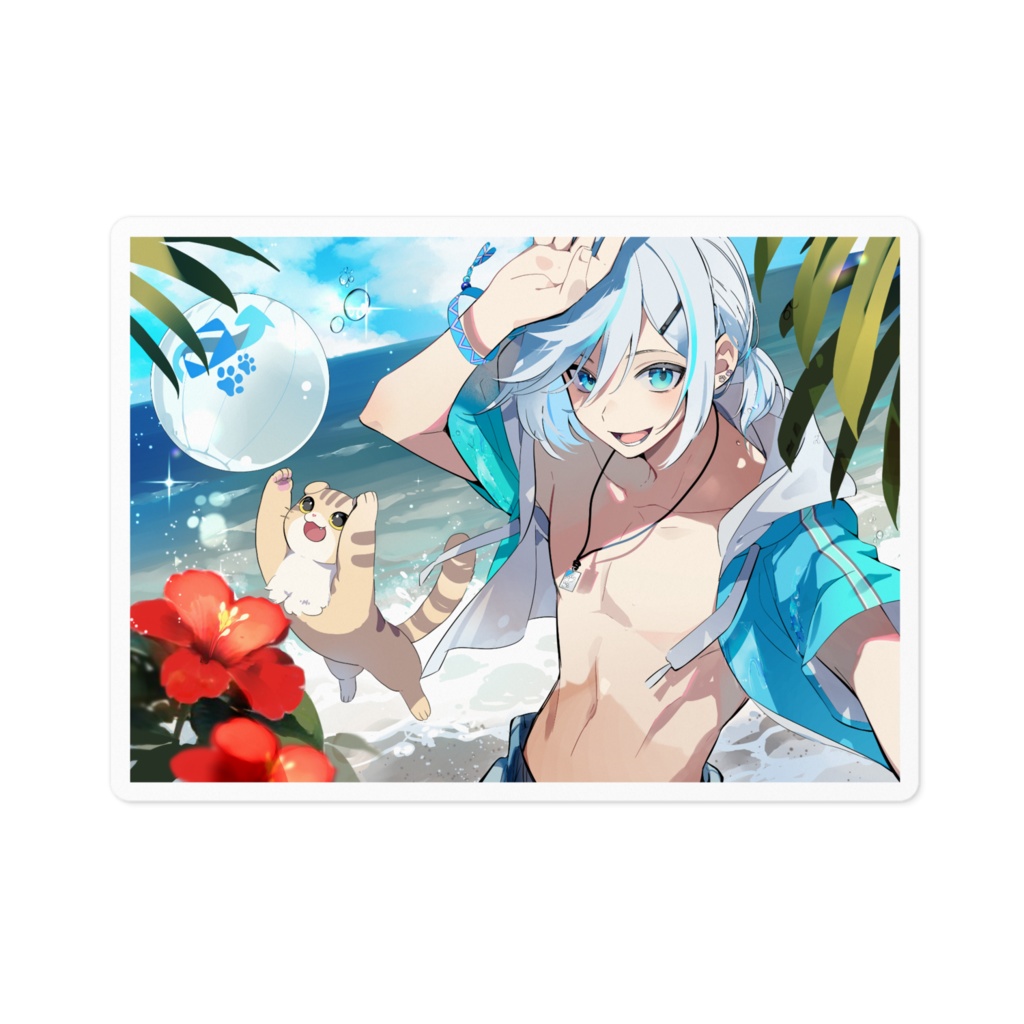 ８月限定　ステッカー