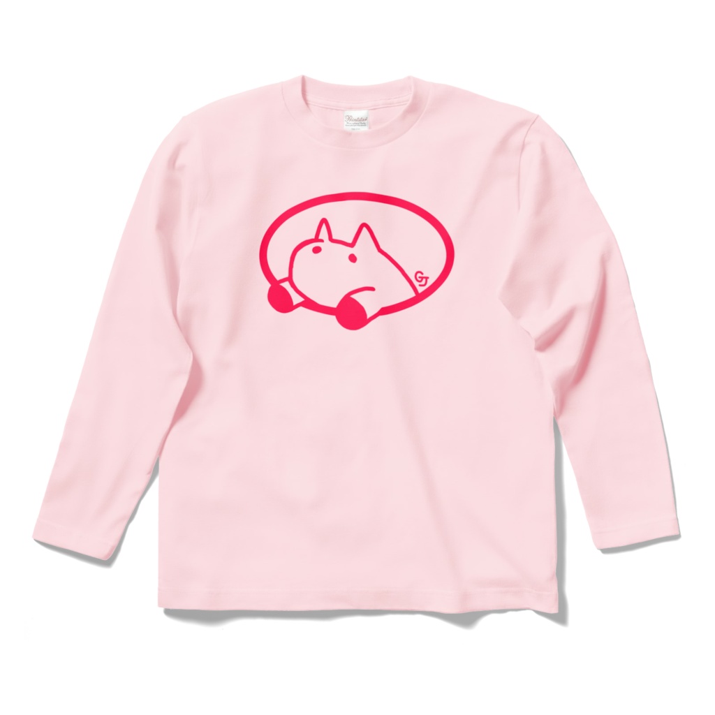 スタンプの長袖Tシャツ