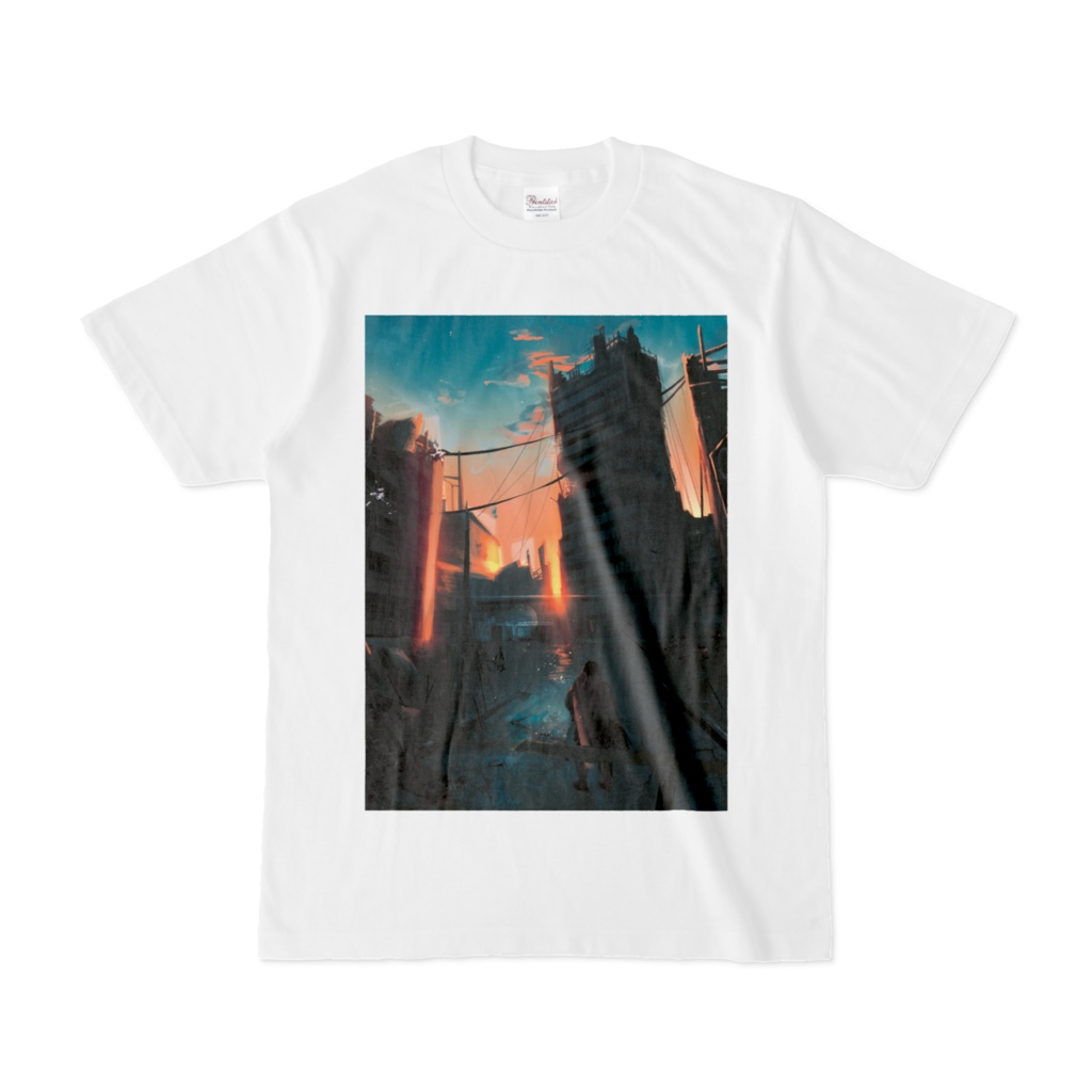 背景グラフィック Tシャツ