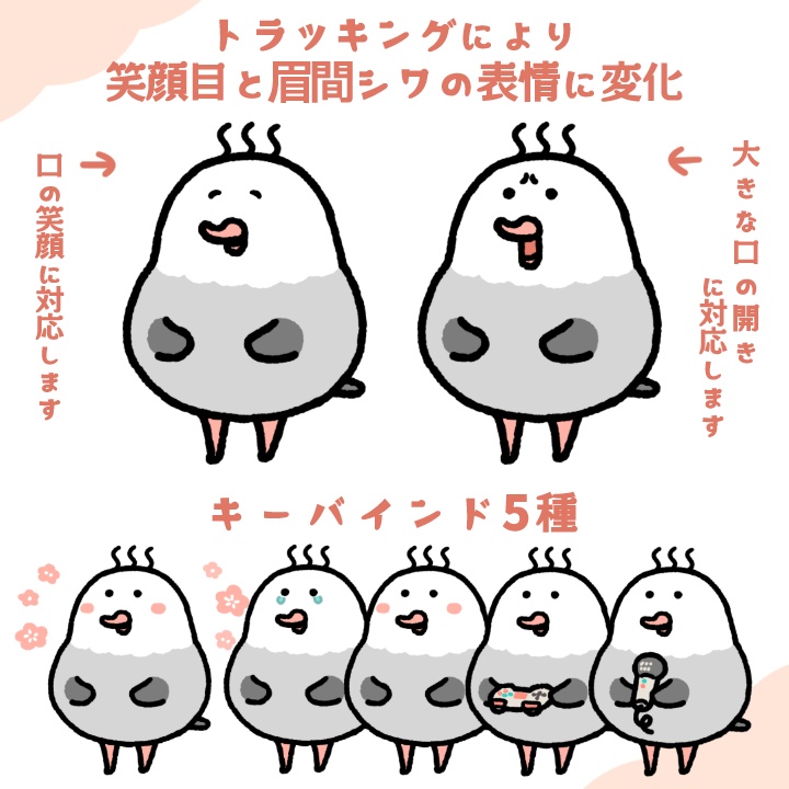 【Live2Dモデル】アホウドリ トリドリあばたー【VTS等】