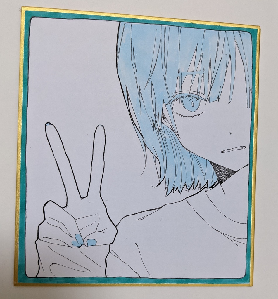 アナログ色紙(13.5×12) - 原画うりば - BOOTH