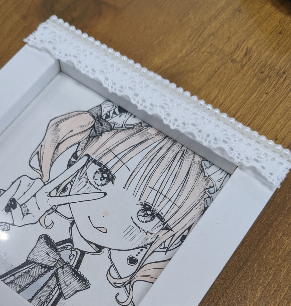 ミニ原画額縁(フレーム8×8cm)<自家発送>