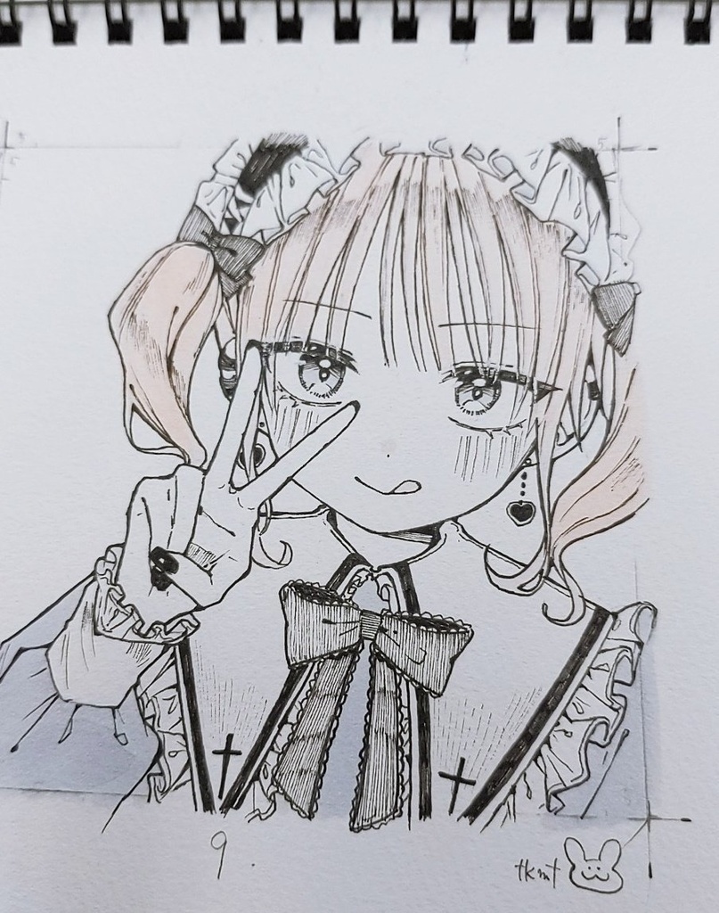 ミニ原画額縁(フレーム8×8cm)<自家発送>
