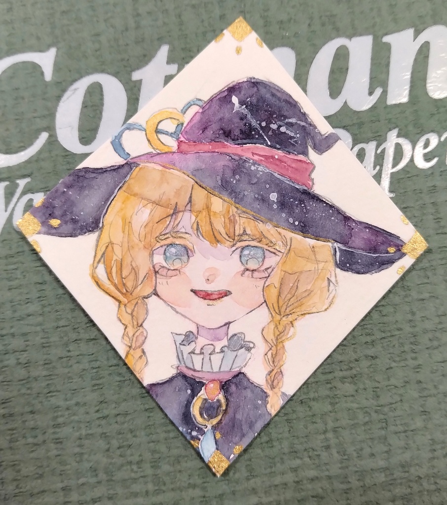 魔女達のひし形ミニ原画