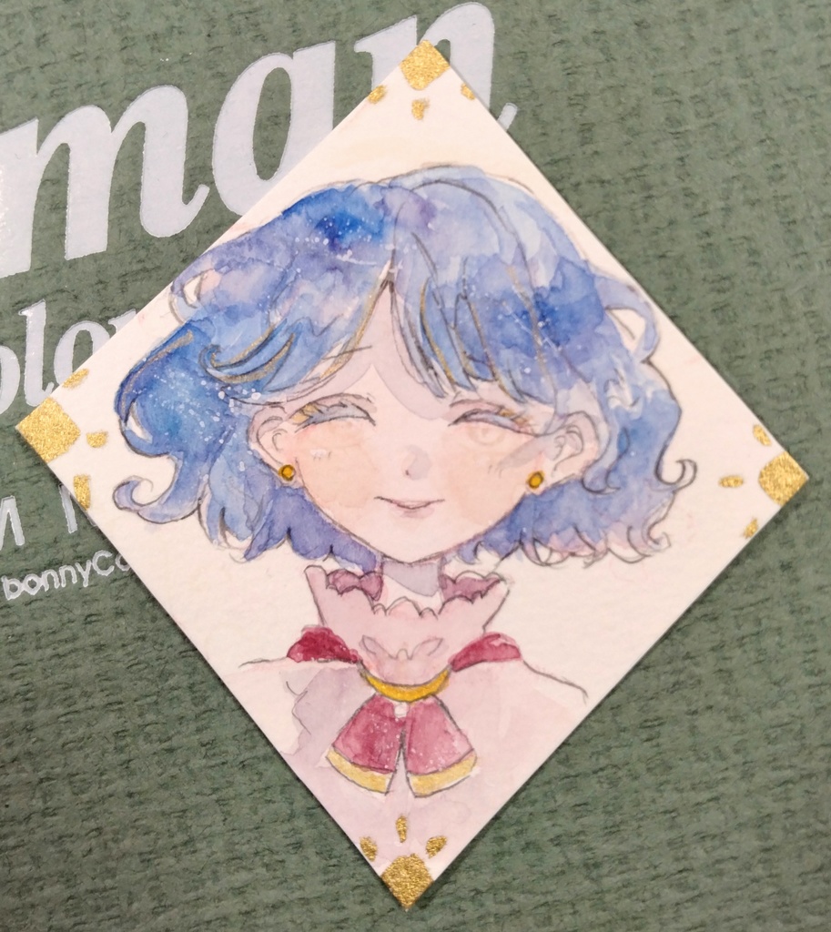 魔女達のひし形ミニ原画