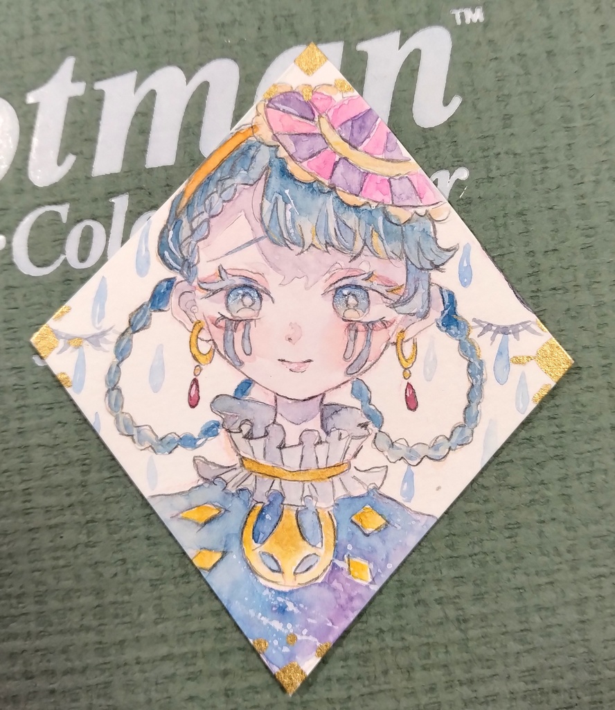 魔女達のひし形ミニ原画