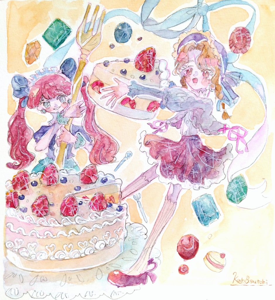 宝石フルーツケーキ！