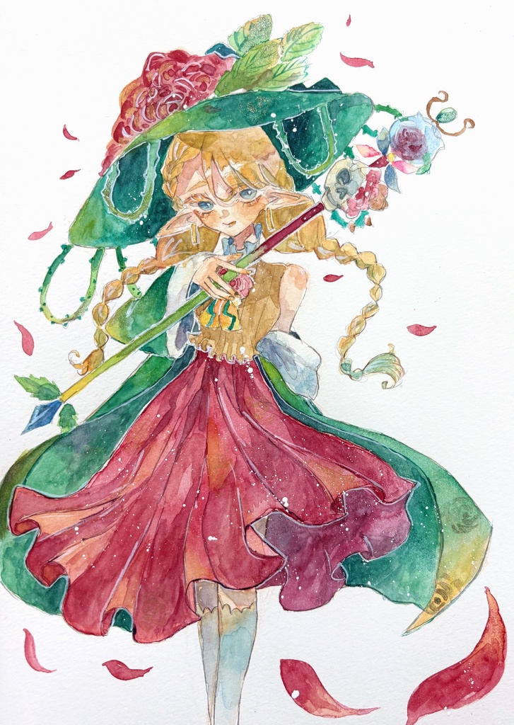 薔薇飾りの魔女
