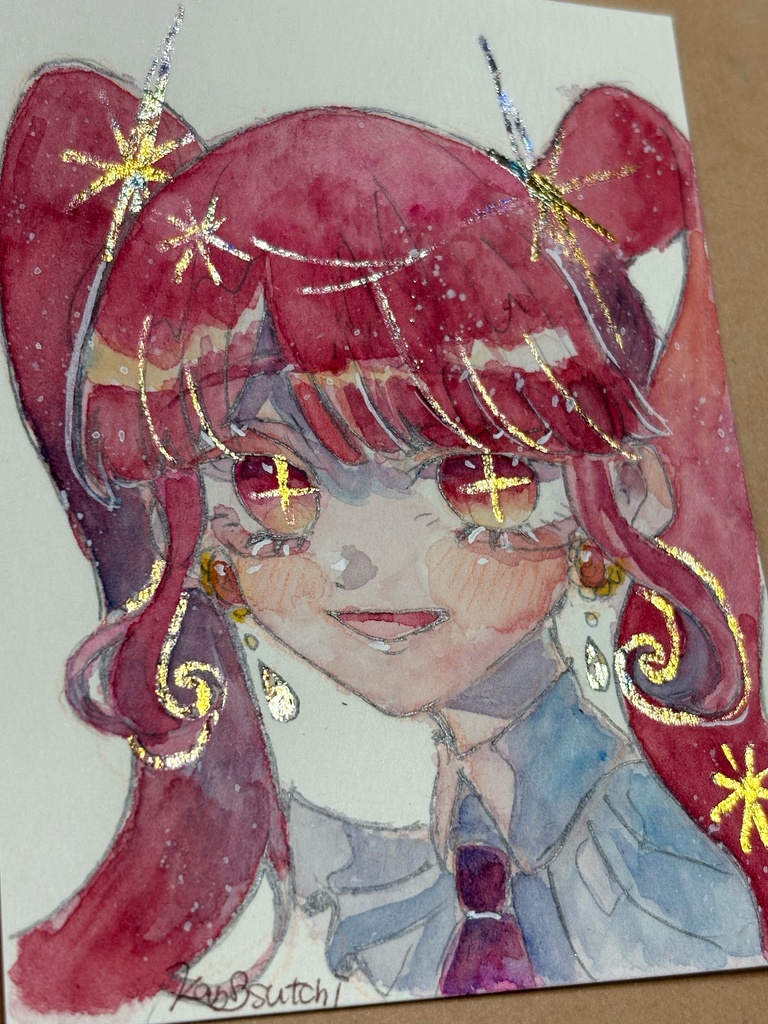 箔押しきらきら原画