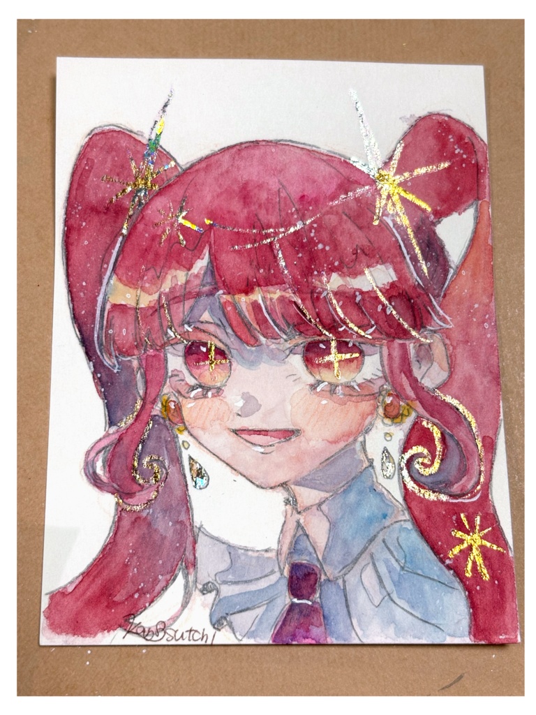 箔押しきらきら原画