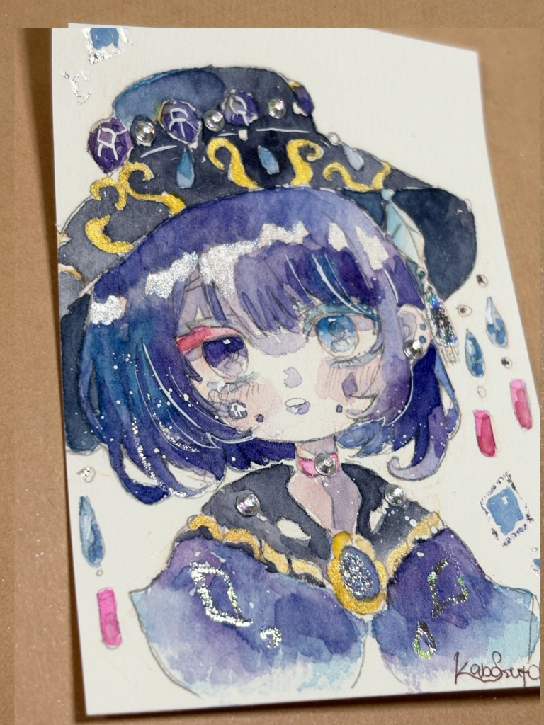 箔押しきらきら原画