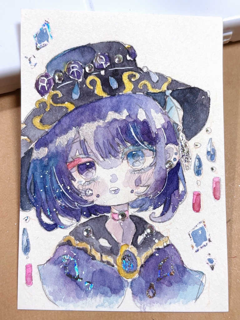 箔押しきらきら原画